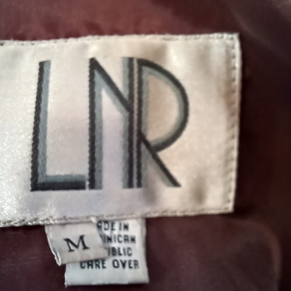 Vintage LNR Oversized Leather Blazer Trench Brown Size M - Picture 6 of 14